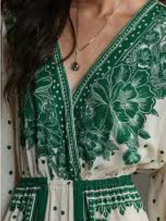 Farm Rio Anthropologie floral dot Jumpsuit - Picture 5 of 5